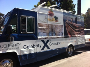 Celebrity Cruise Food and Spa Truck
